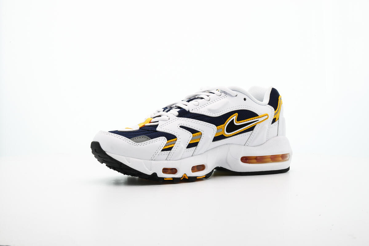 Nike Air Max 96 II OG - White / Black / Midnight Navy / University Gold - Image 17