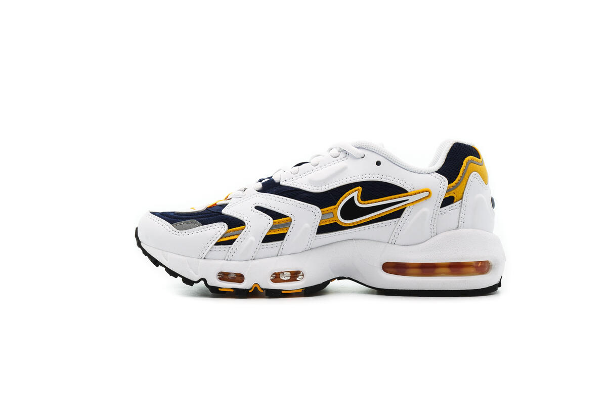 Nike Air Max 96 II OG - White / Black / Midnight Navy / University Gold - Image 18