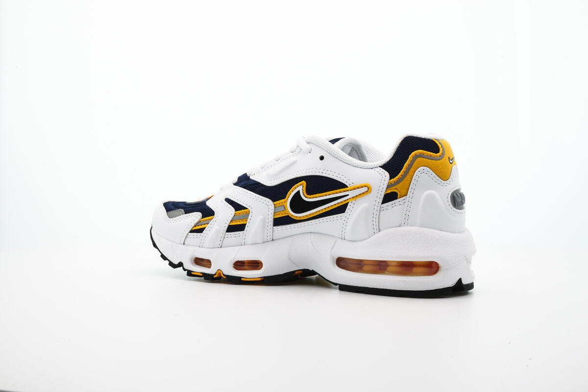 Nike Air Max 96 II OG - White / Black / Midnight Navy / University Gold - Image 19