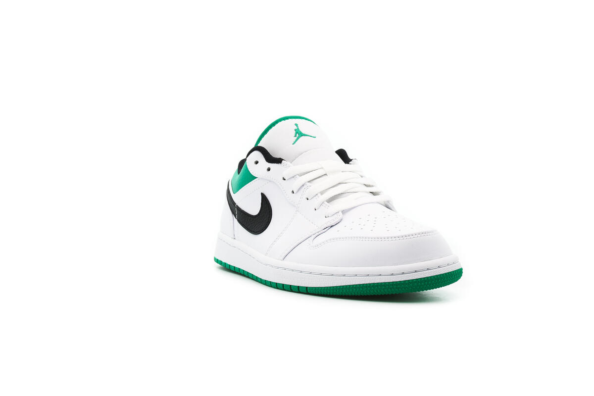 Nike Air Jordan 1 Low - White / Stadium Green / Black - Image 8