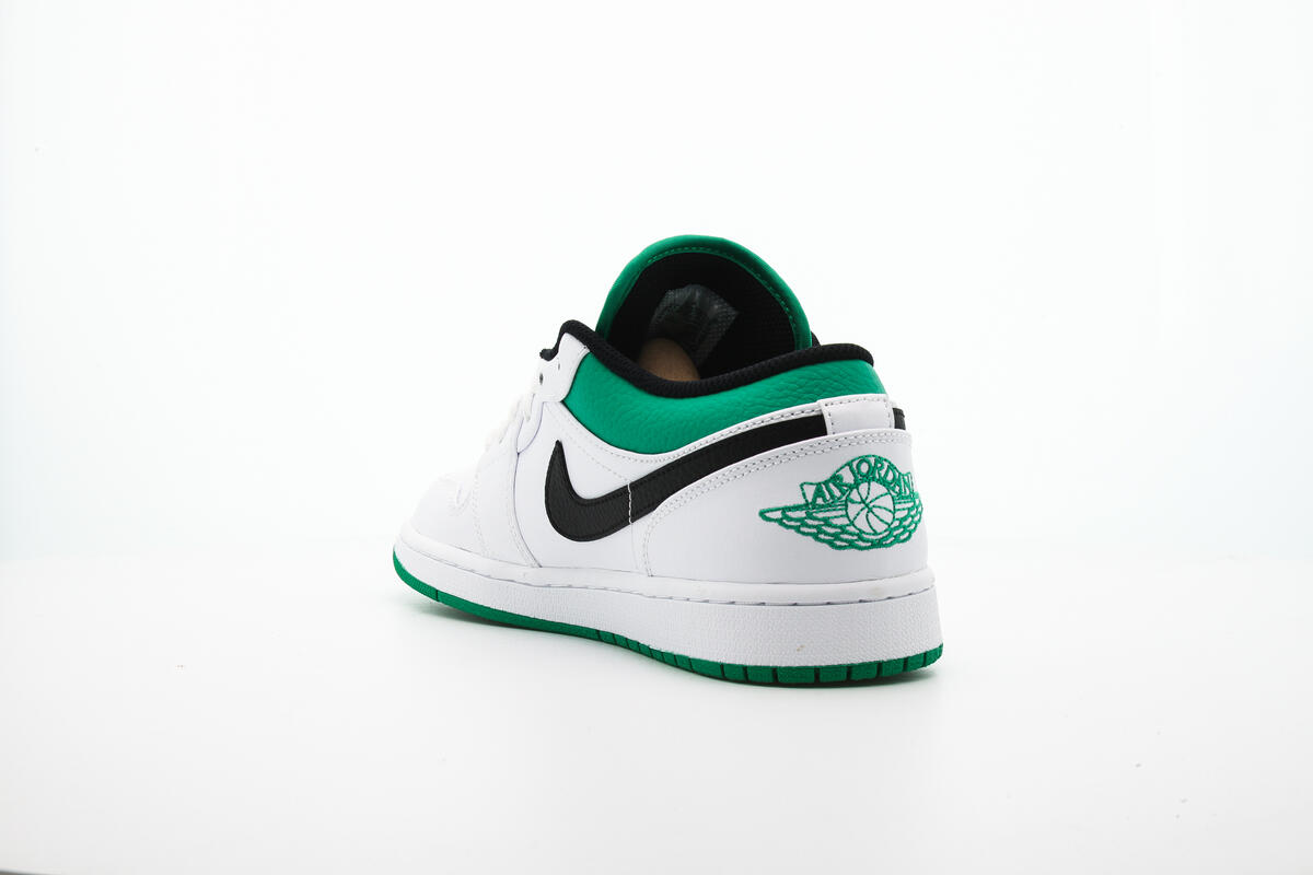 Nike Air Jordan 1 Low - White / Stadium Green / Black - Image 14