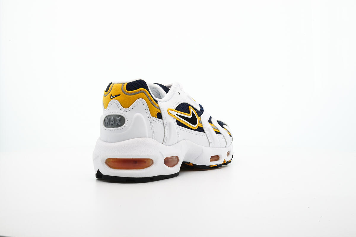 Nike Air Max 96 II OG - White / Black / Midnight Navy / University Gold - Image 22