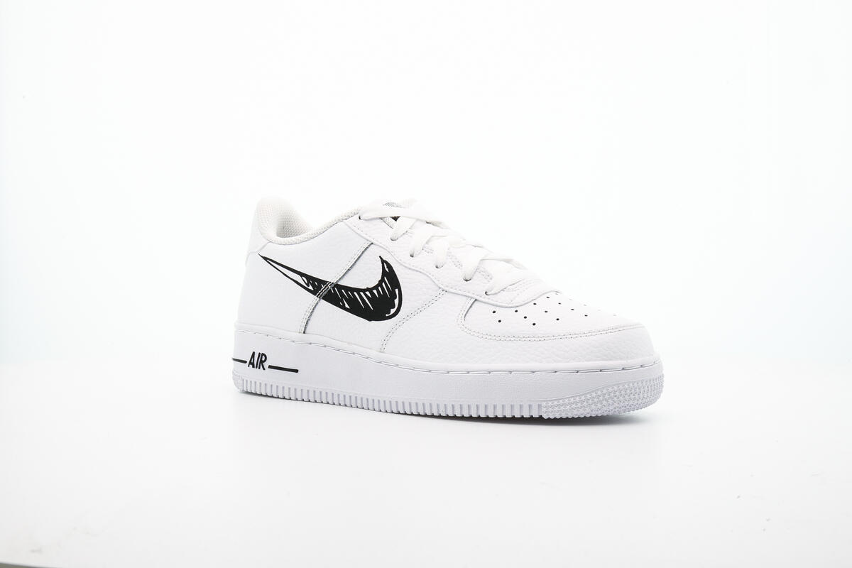 Nike Air Force 1 Low White (GS) - Image 3