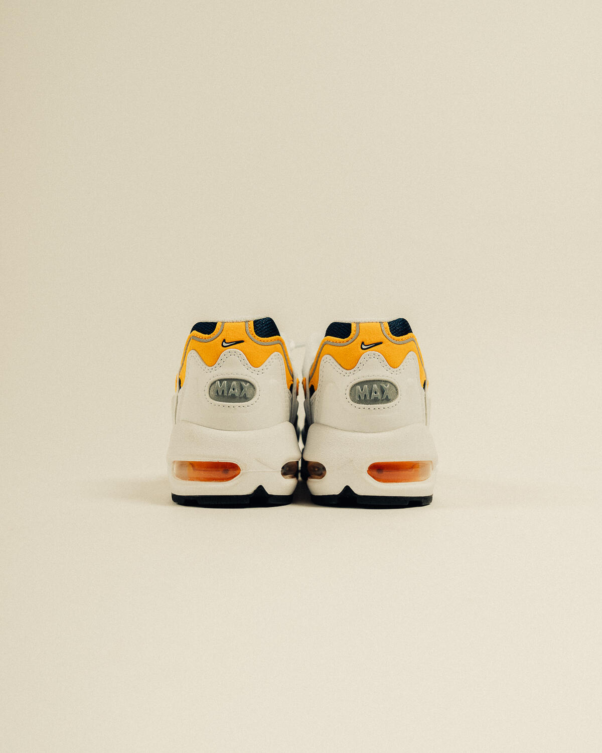 Nike Air Max 96 II OG - White / Black / Midnight Navy / University Gold - Image 25