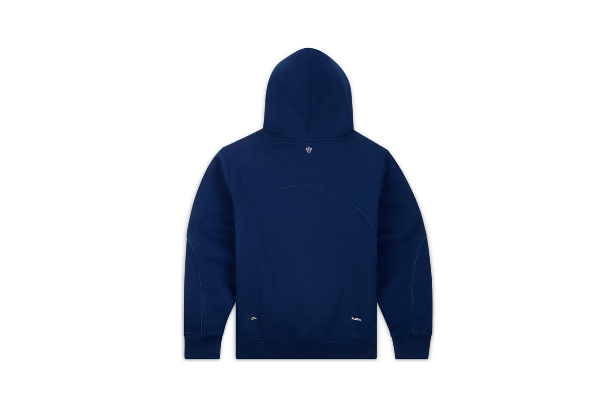 Nike Nocta Fleece Hoodie Blue - Image 7