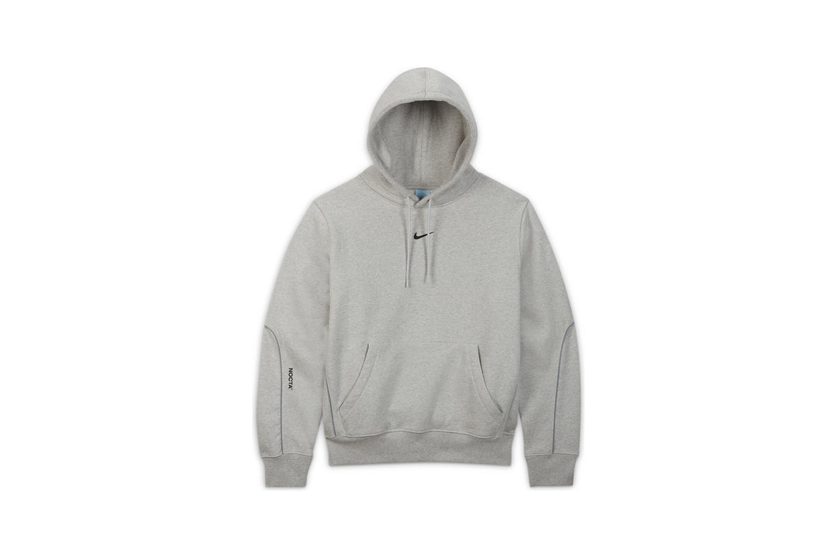 Nike x NOCTA NRG Fleece Hoodie 'Grey' - Image 2