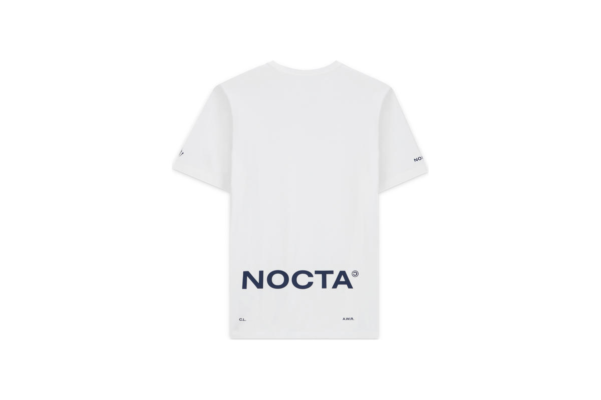 Nike NOCTA Men's Short-Sleeve Top White - Image 5