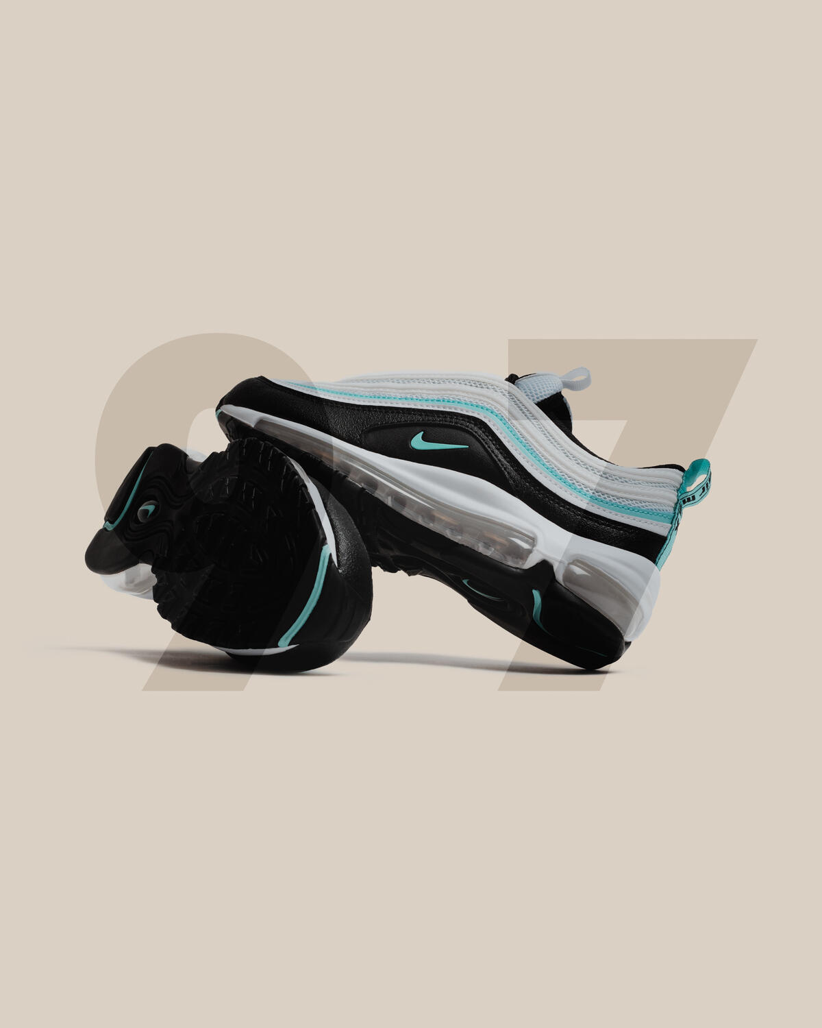 Nike Air Max 97 GS White - Image 14