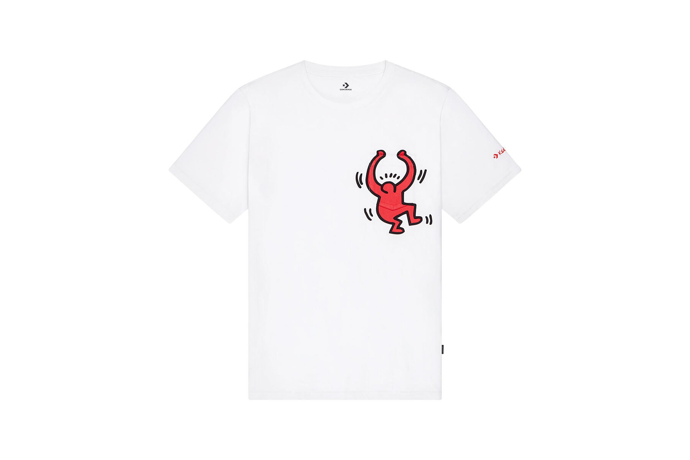 Converse x KEITH HARING GRAPHIC POCKET TEE "WHITE"