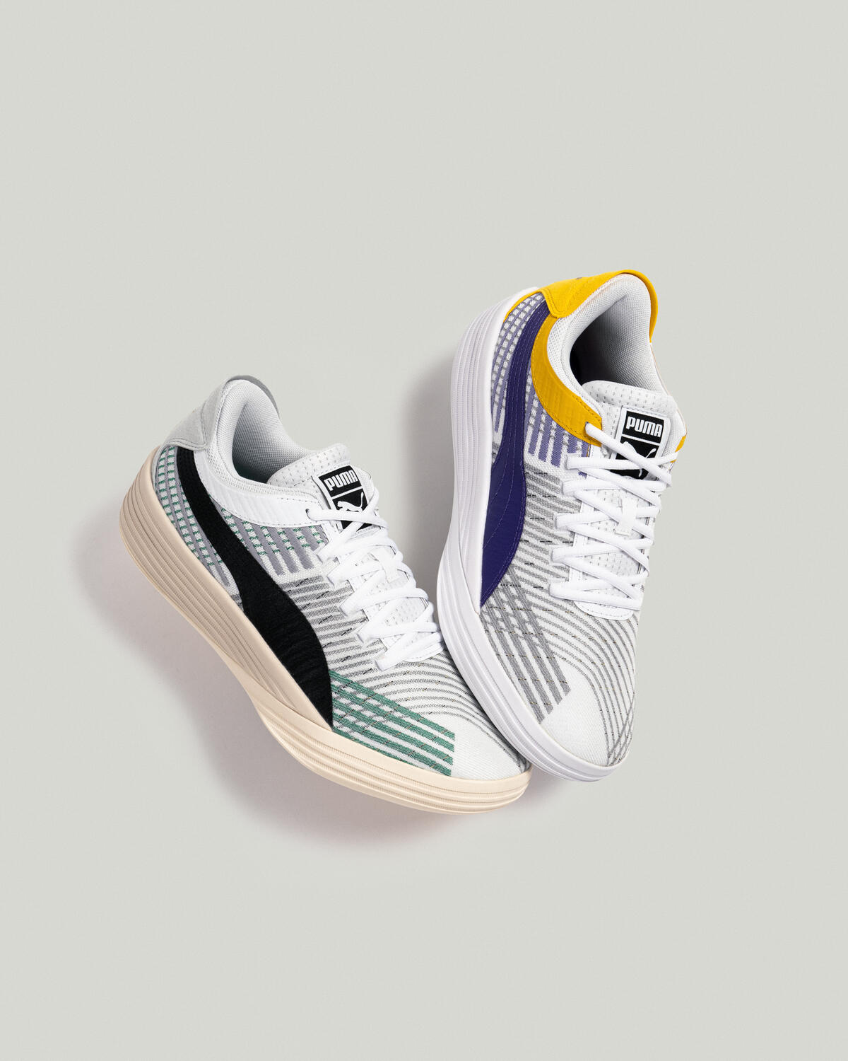 Puma Clyde All-Pro Coast 2 Coast 'Puma White/Prism Violet' - Image 14