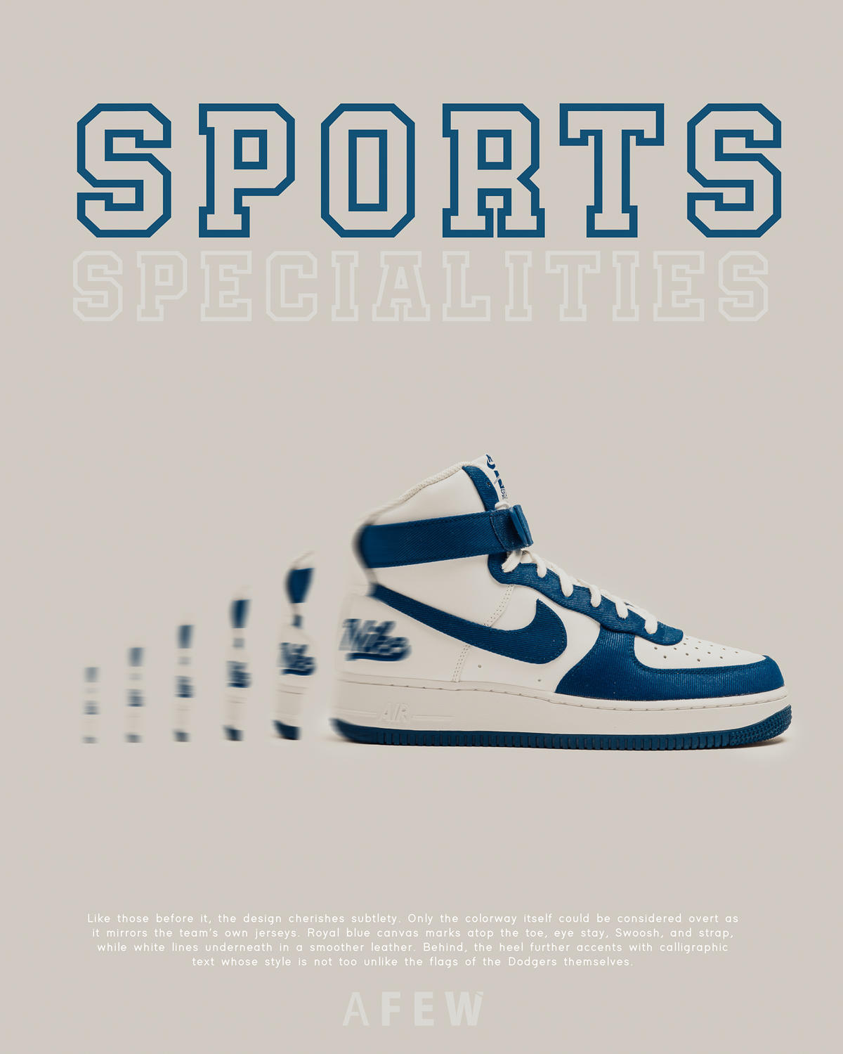 Nike Air Force 1 High '07 Emb White / Blue Rush High Top Sneakers - Sneak  in Peace