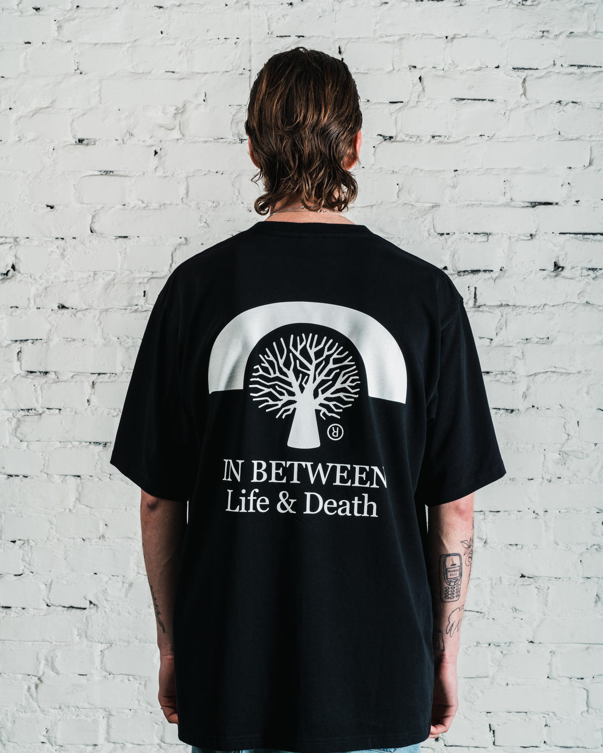 Afew Goods x Atone LIFE&Death TEE "Black" - Image 3