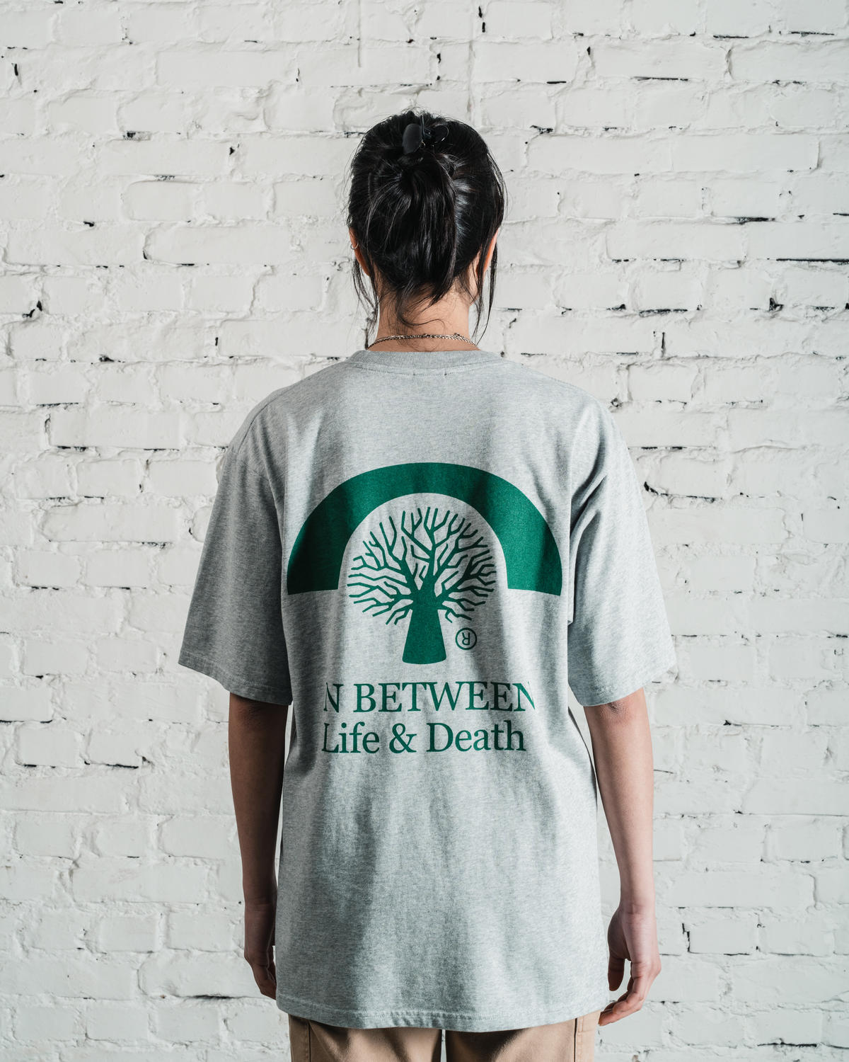 Afew Goods x Atone LIFE & Death TEE "Grey" - Image 5