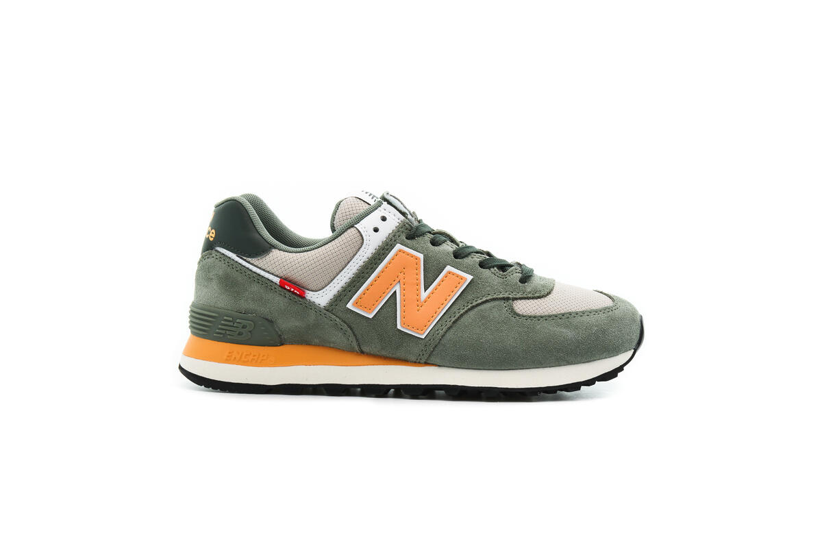 New Balance U 574 BGR Sko Grønn - Image 6