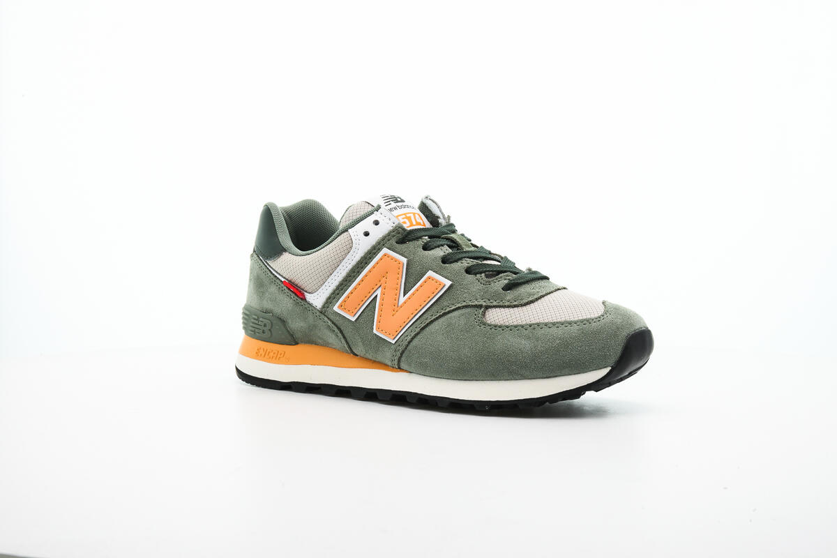 New Balance U 574 BGR Sko Grønn - Image 7