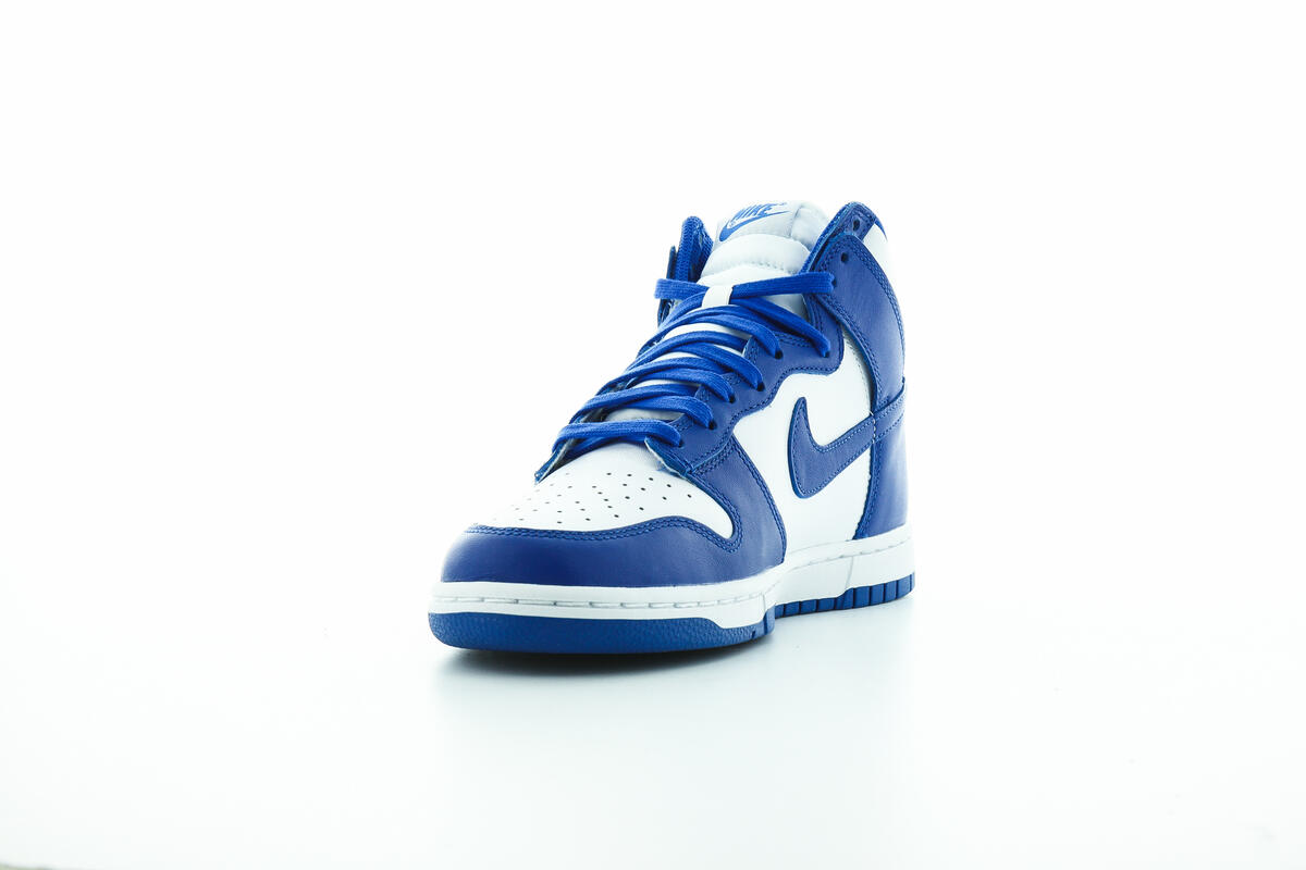 nike dunk high retro white game royal total orange
