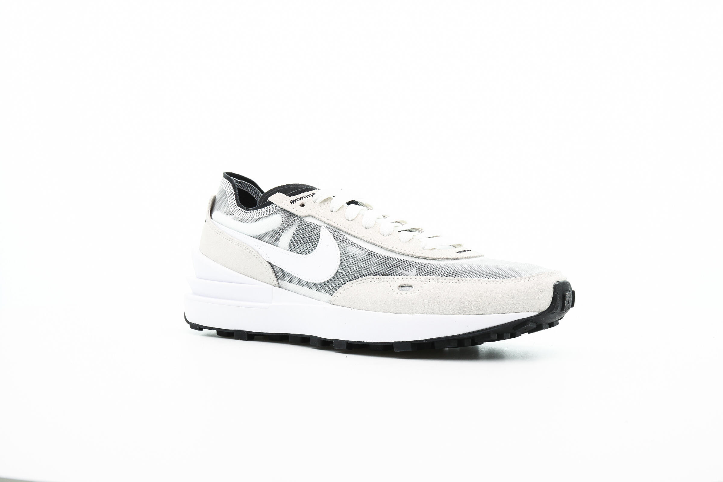 nike waffle one summit white black