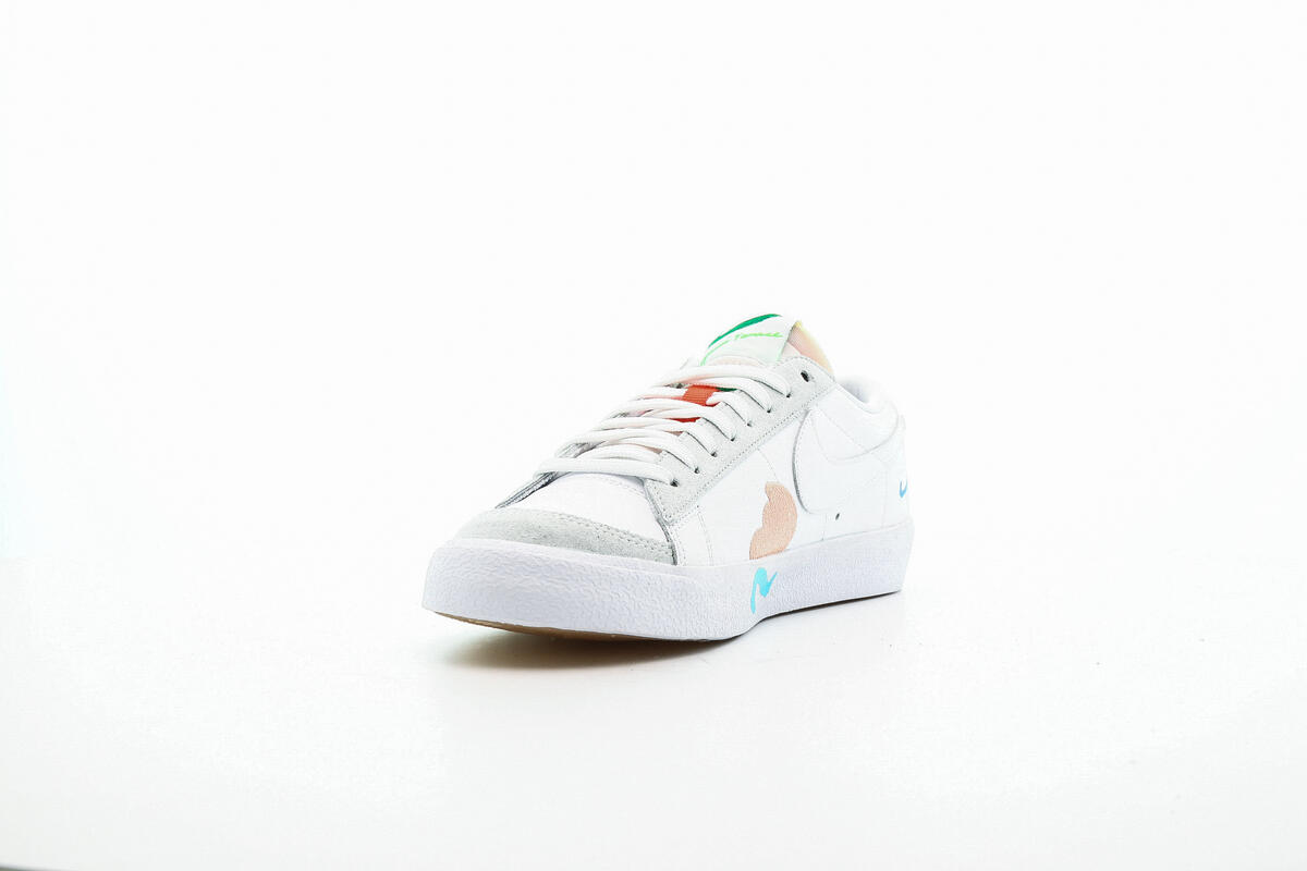 Nike x MAYUMI YAMASE FLYLEATHER BLAZER x Mayumi Yamase Mens Flyleather Blazer Low '77 Shoes 'White' - Image 21