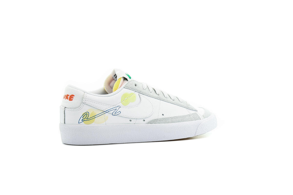 Nike x Mayumi Yamase Mens Flyleather Blazer Low '77 Shoes 'White' - Image 28