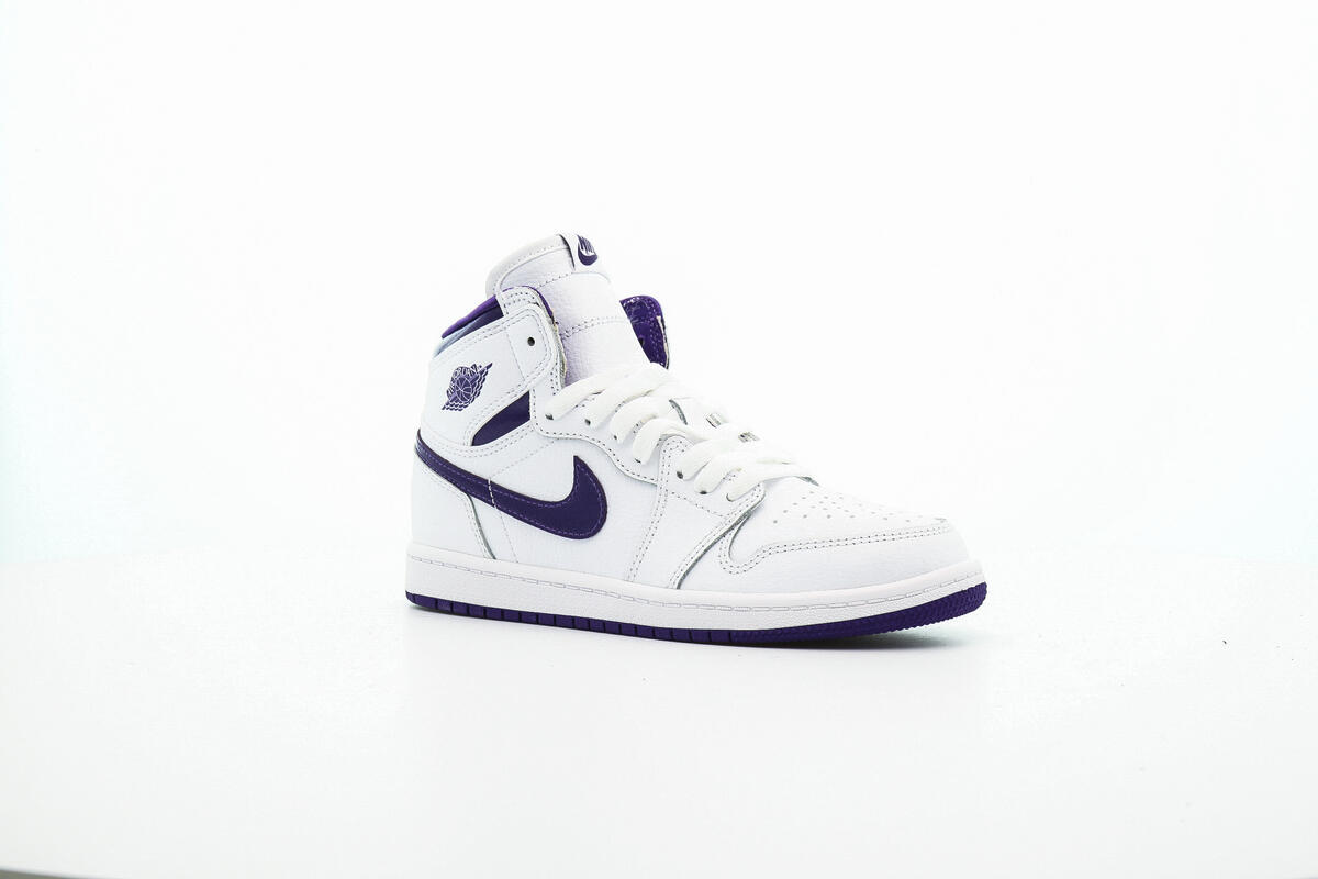 Air Jordan 1 High 'Court Purple' (Pre-School) (PS) - Image 4