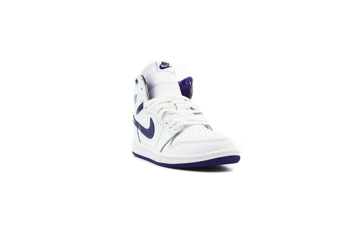 Air Jordan 1 High 'Court Purple' (Pre-School) (PS) - Image 5