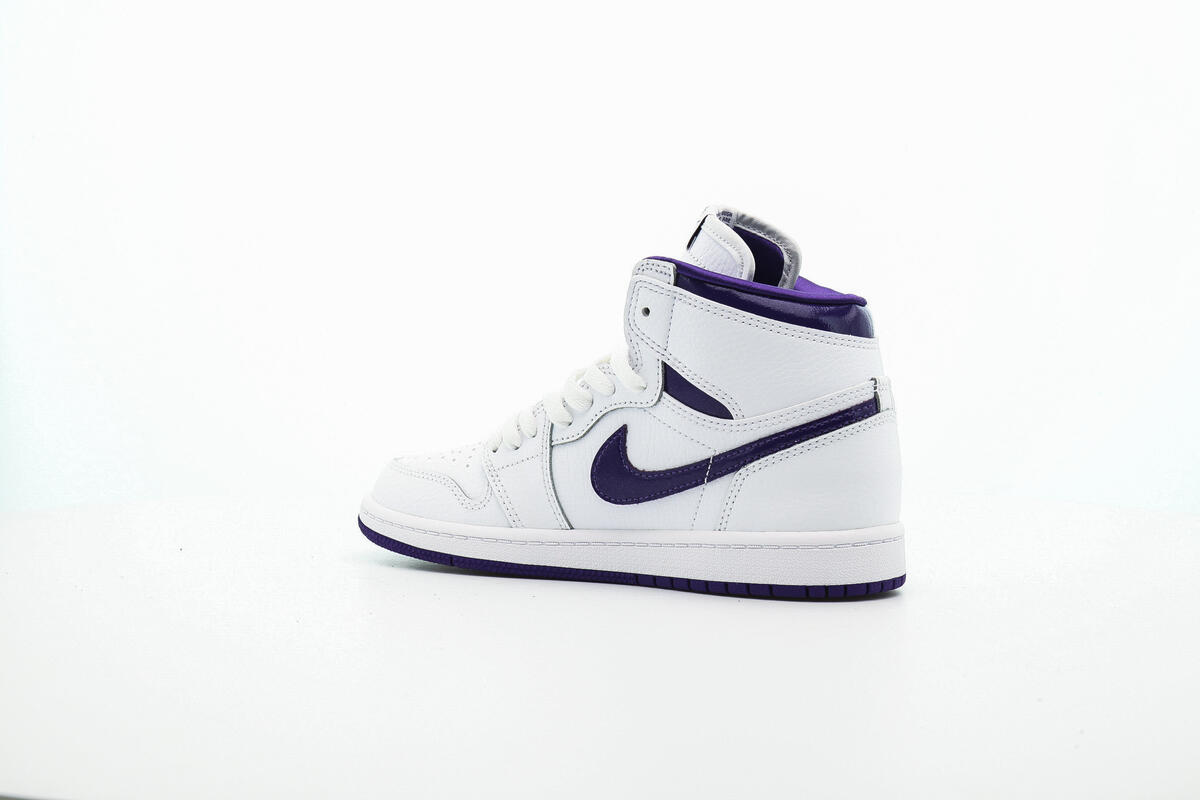 Air Jordan 1 High 'Court Purple' (Pre-School) (PS) - Image 10