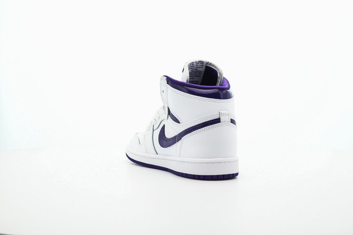 Air Jordan 1 High 'Court Purple' (Pre-School) (PS) - Image 11