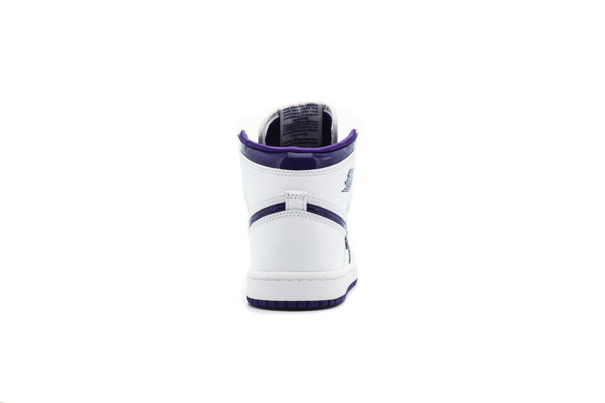 Air Jordan 1 High 'Court Purple' (Pre-School) (PS) - Image 12