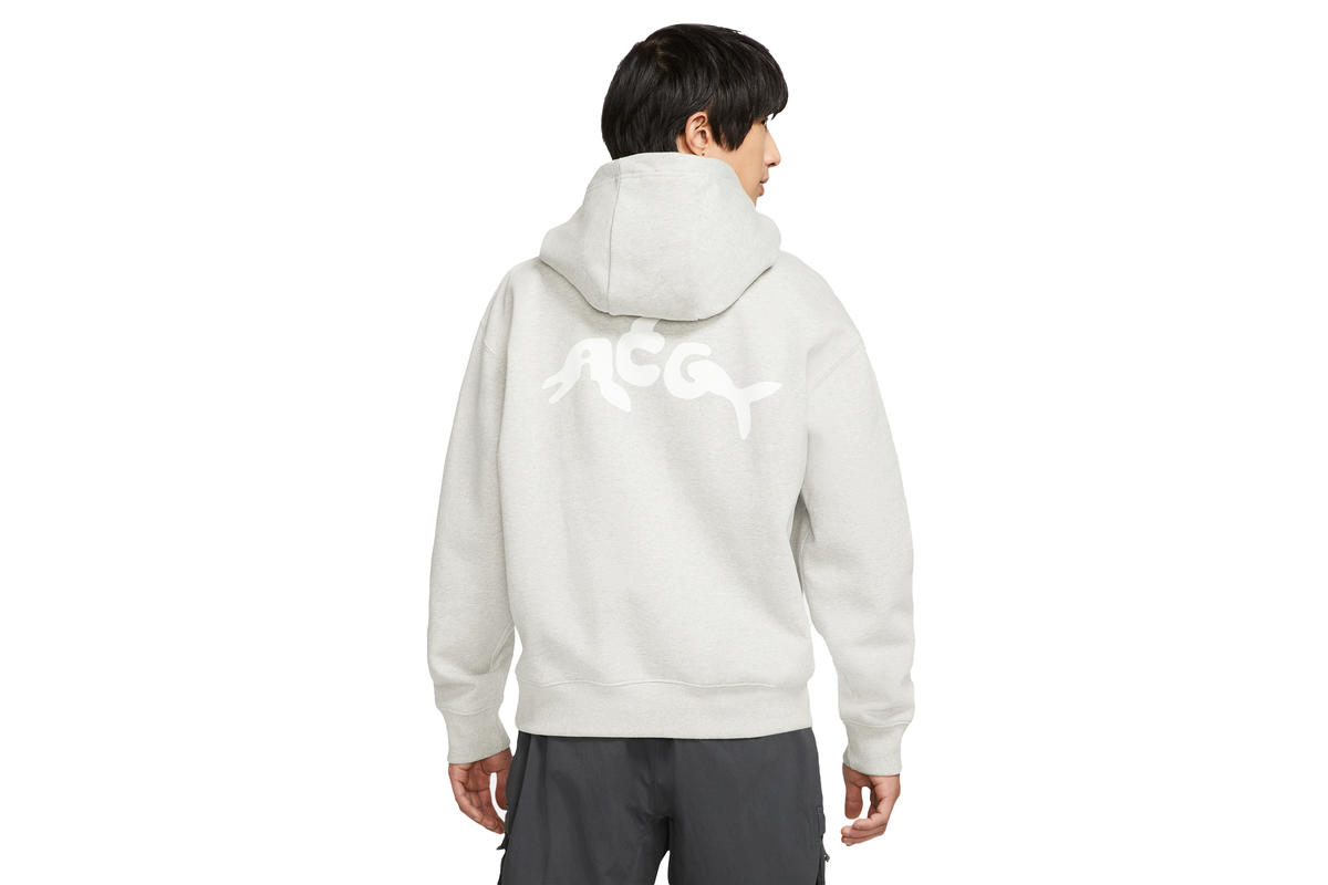 Nike ACG GPX Dolphin Hoodie Grey Heather - Image 3
