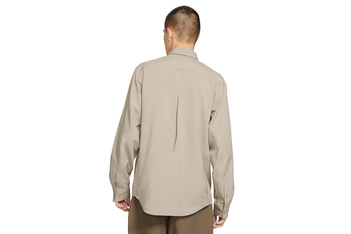 Nike ACG Devestation Trail Work Shirt 'Moon Fossil' - Image 3
