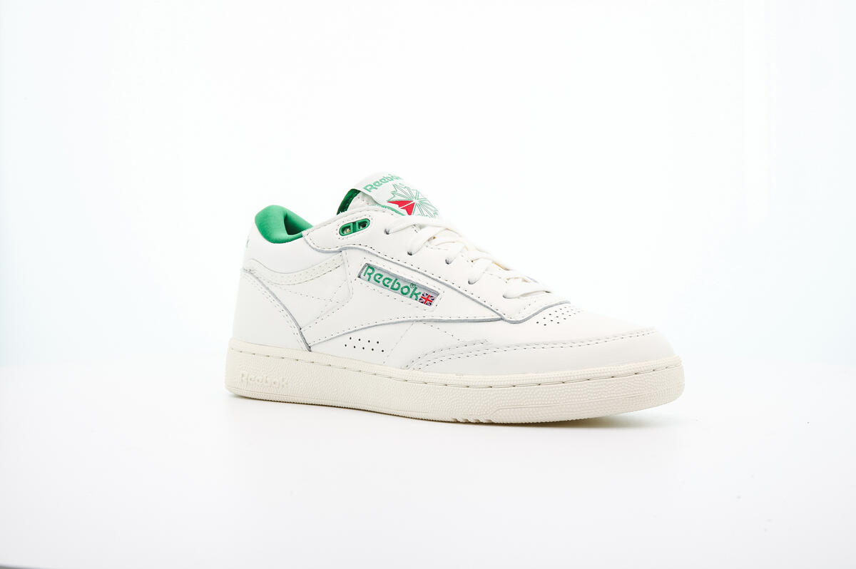Reebok Club C Mid II - Chalk/Green - Image 18