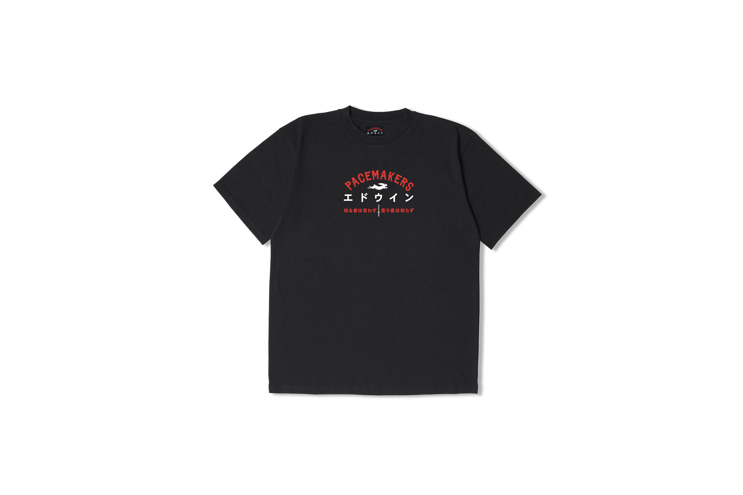 Pacemaker x EDWIN TRUTH T-SHIRT "BLACK"