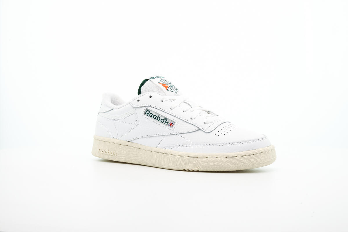Reebok Club C 85 Terry - Footwear White / Alabaster / Dark Green - Image 9