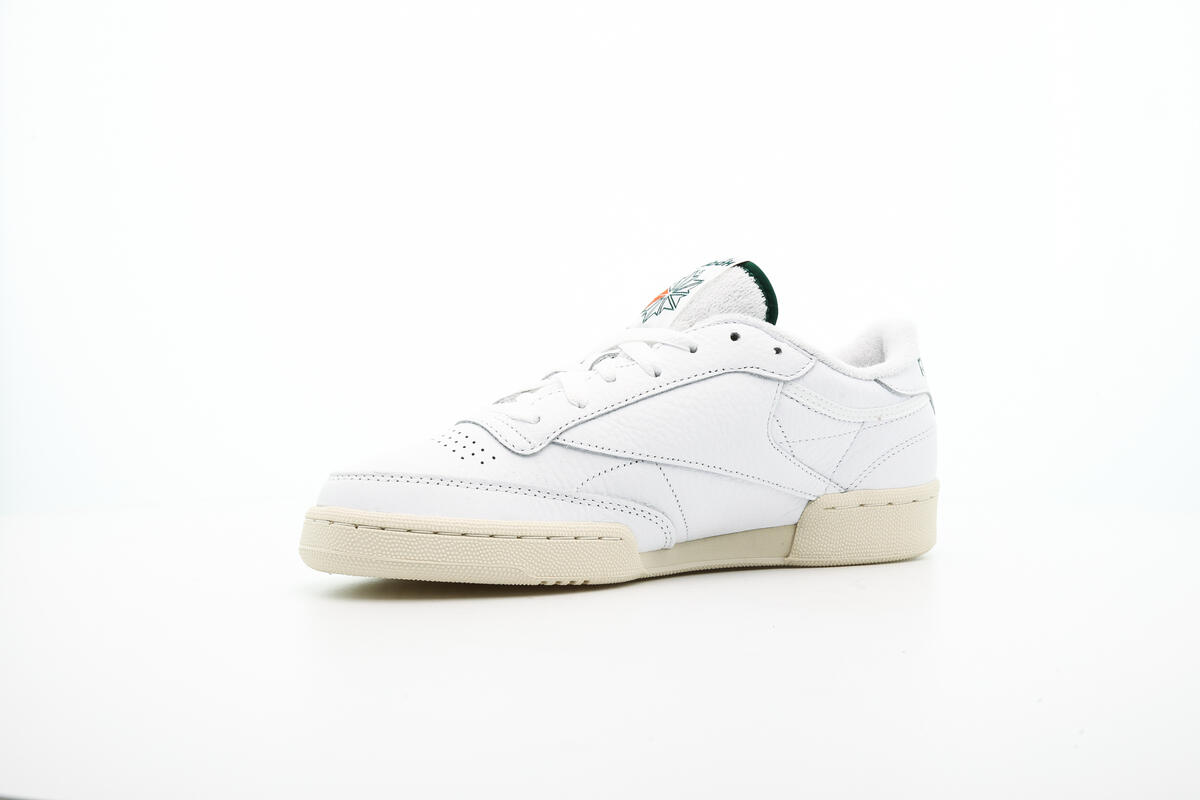 Reebok Club C 85 Terry - Footwear White / Alabaster / Dark Green - Image 13