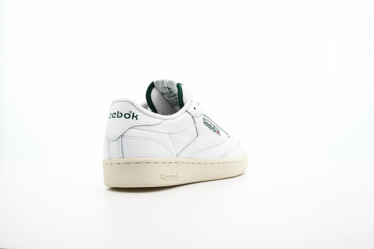 Reebok Club C 85 Terry - Footwear White / Alabaster / Dark Green - Image 18