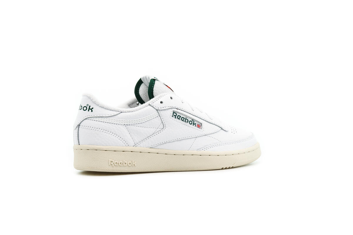 Reebok Club C 85 Terry - Footwear White / Alabaster / Dark Green - Image 19