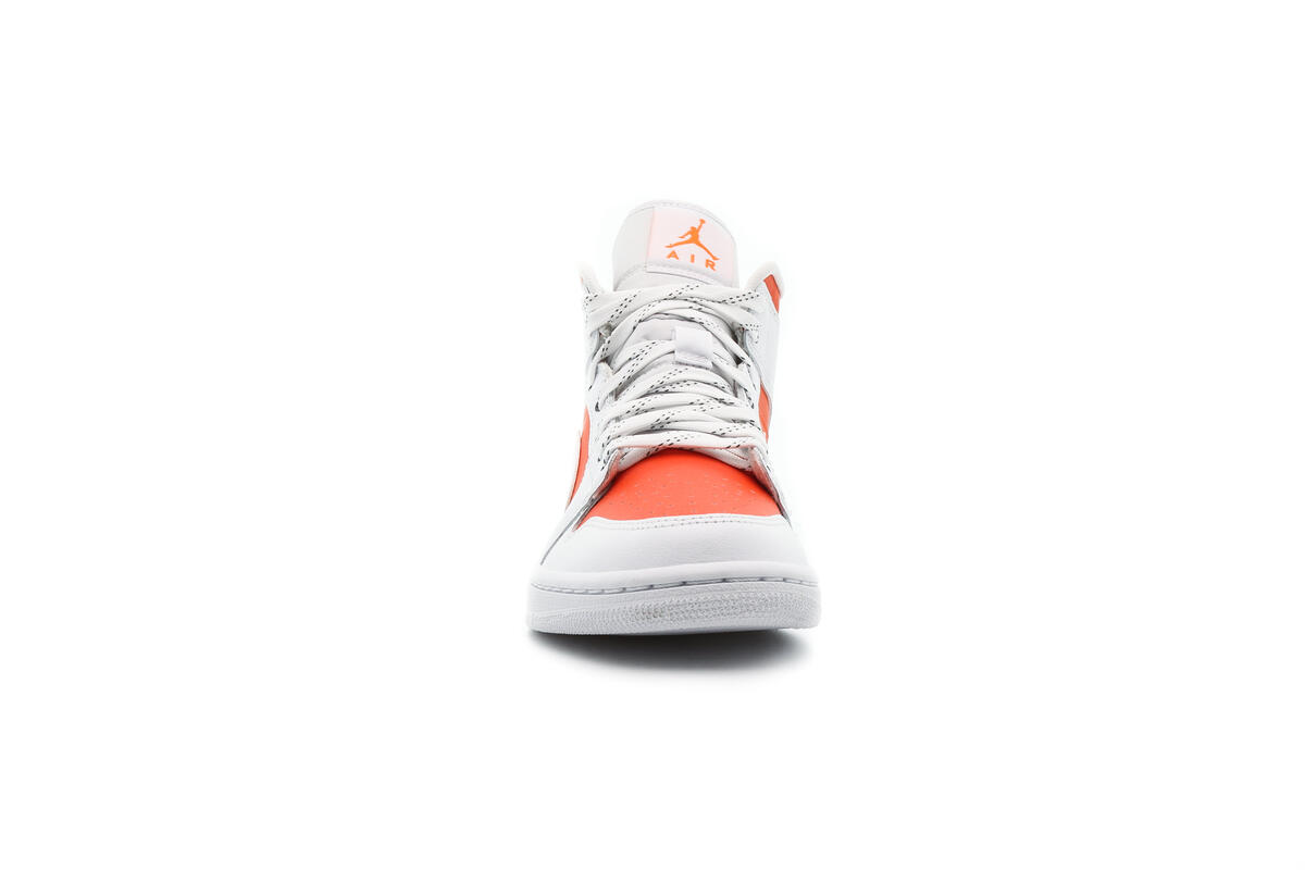 Nike Air WMNS Jordan 1 Mid SE - Bright Citrus / White - Image 13