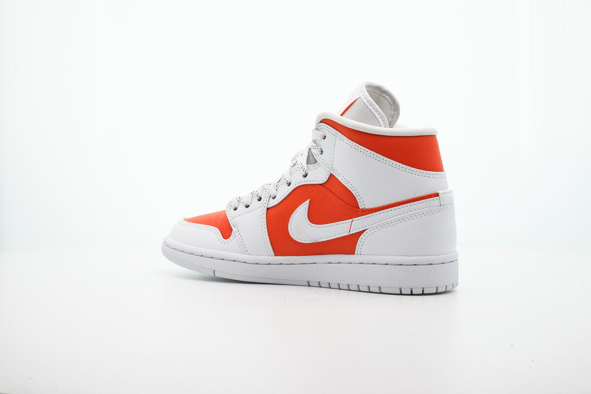 Nike Air WMNS Jordan 1 Mid SE - Bright Citrus / White - Image 17