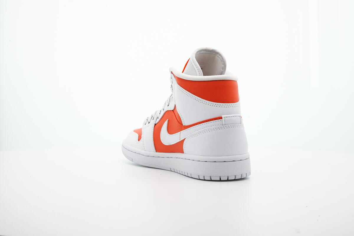 Nike Air WMNS Jordan 1 Mid SE - Bright Citrus / White - Image 18
