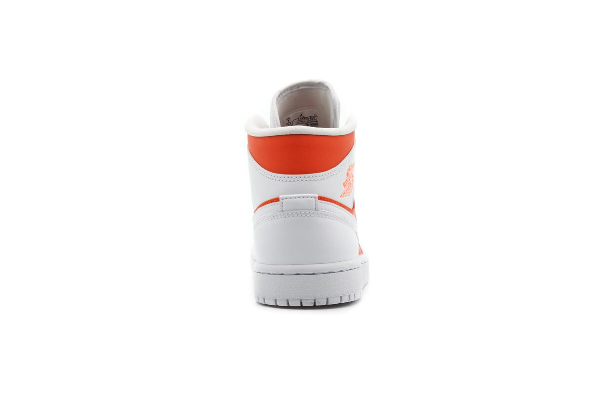 Nike Air WMNS Jordan 1 Mid SE - Bright Citrus / White - Image 19