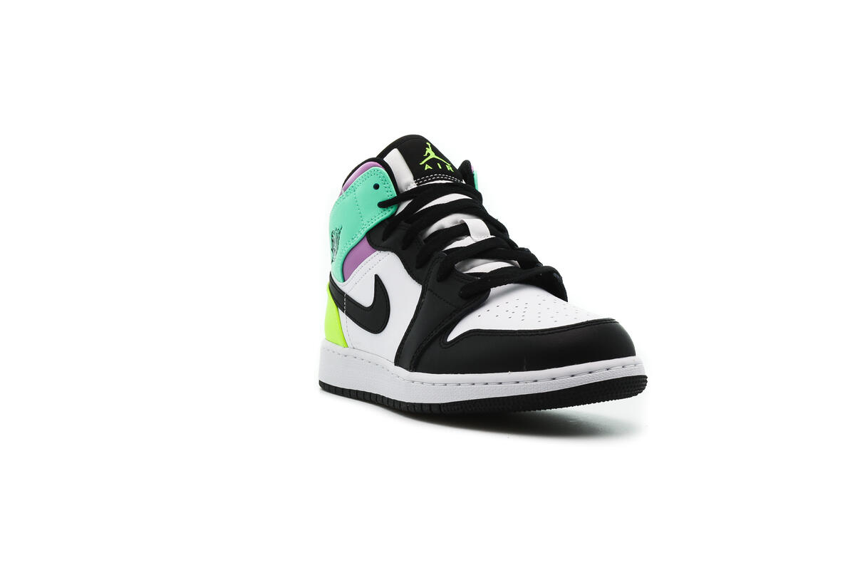 Air Jordan 1 Mid 'Pastel Black Toe' (GS) - Image 8