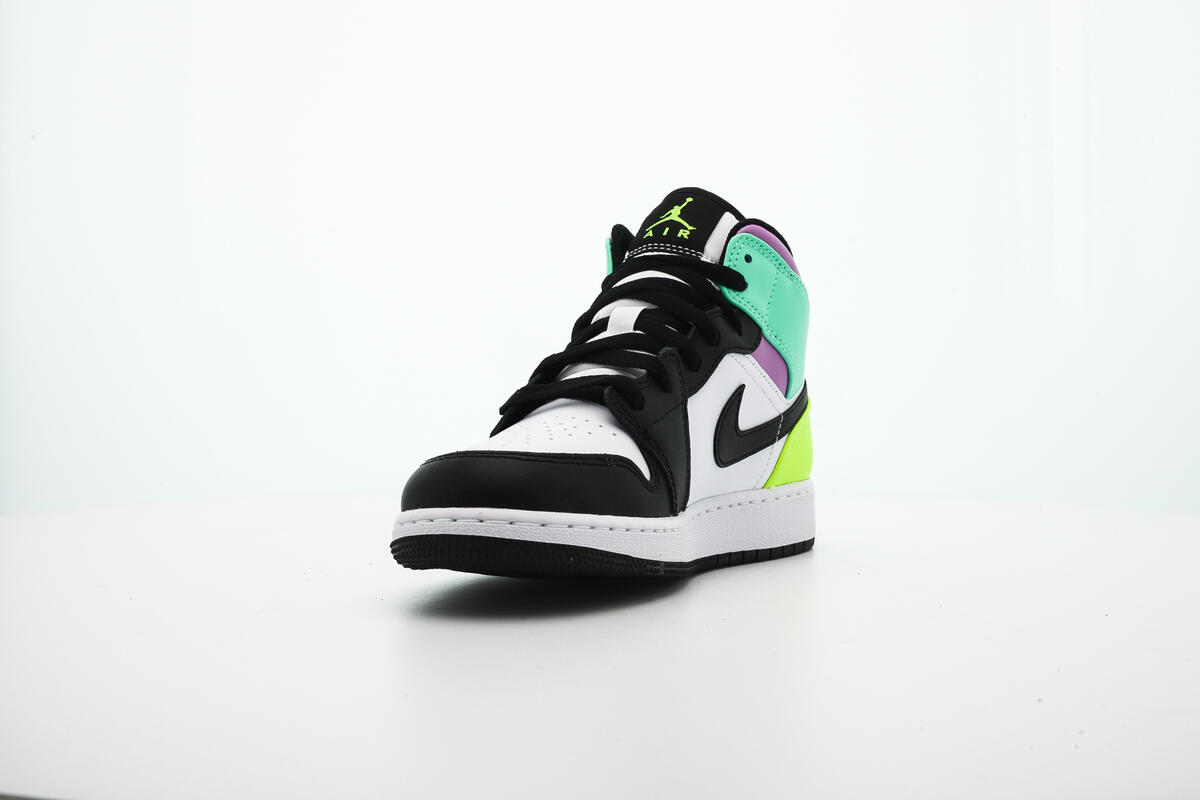 Air Jordan 1 Mid 'Pastel Black Toe' (GS) - Image 10