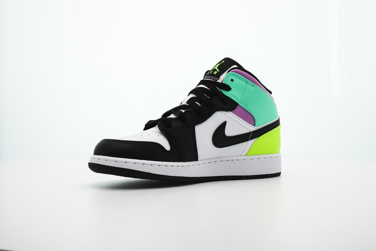 Air Jordan 1 Mid 'Pastel Black Toe' (GS) - Image 11