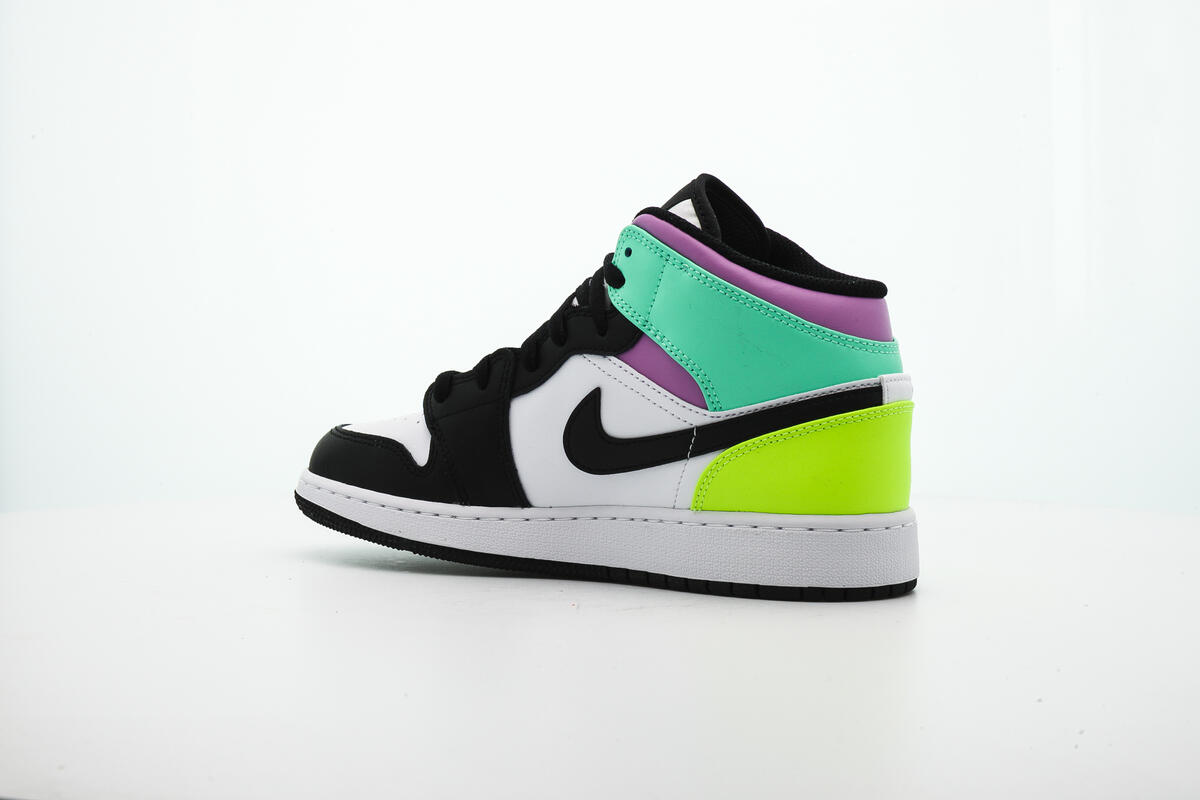 Air Jordan 1 Mid 'Pastel Black Toe' (GS) - Image 13
