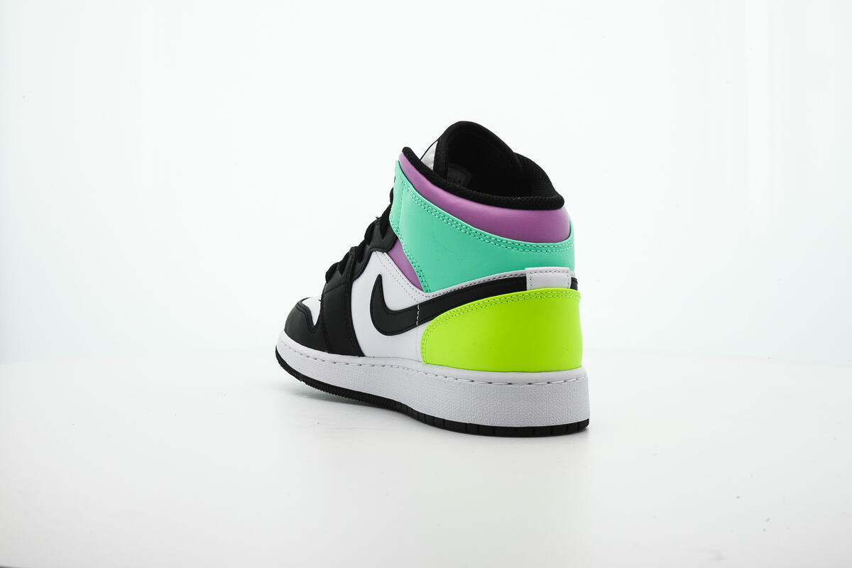 Air Jordan 1 Mid 'Pastel Black Toe' (GS) - Image 14