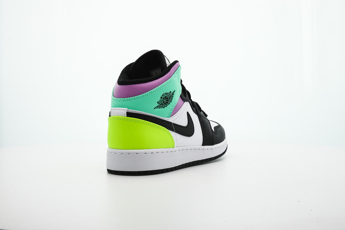 Air Jordan 1 Mid 'Pastel Black Toe' (GS) - Image 16