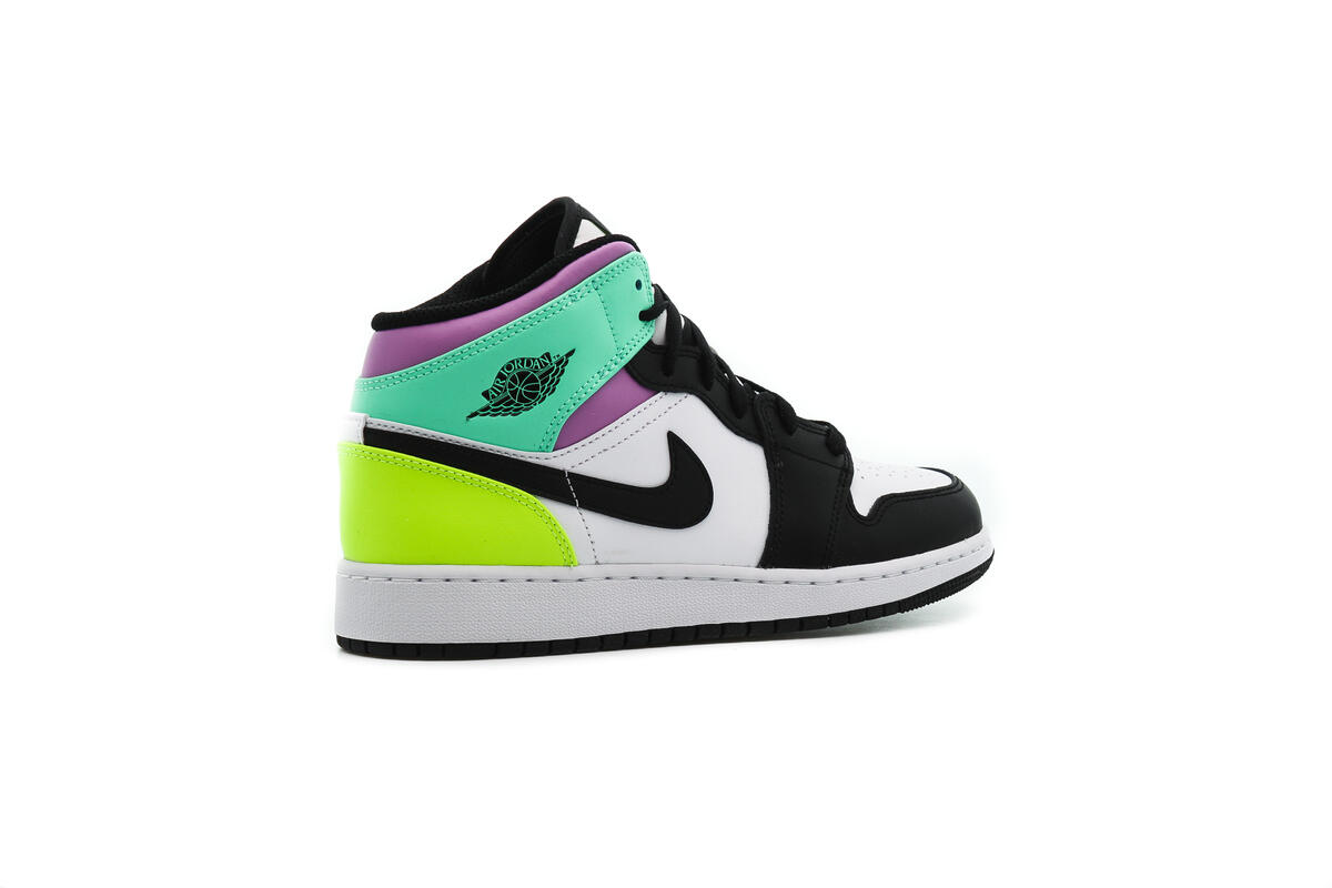 Air Jordan 1 Mid 'Pastel Black Toe' (GS) - Image 17