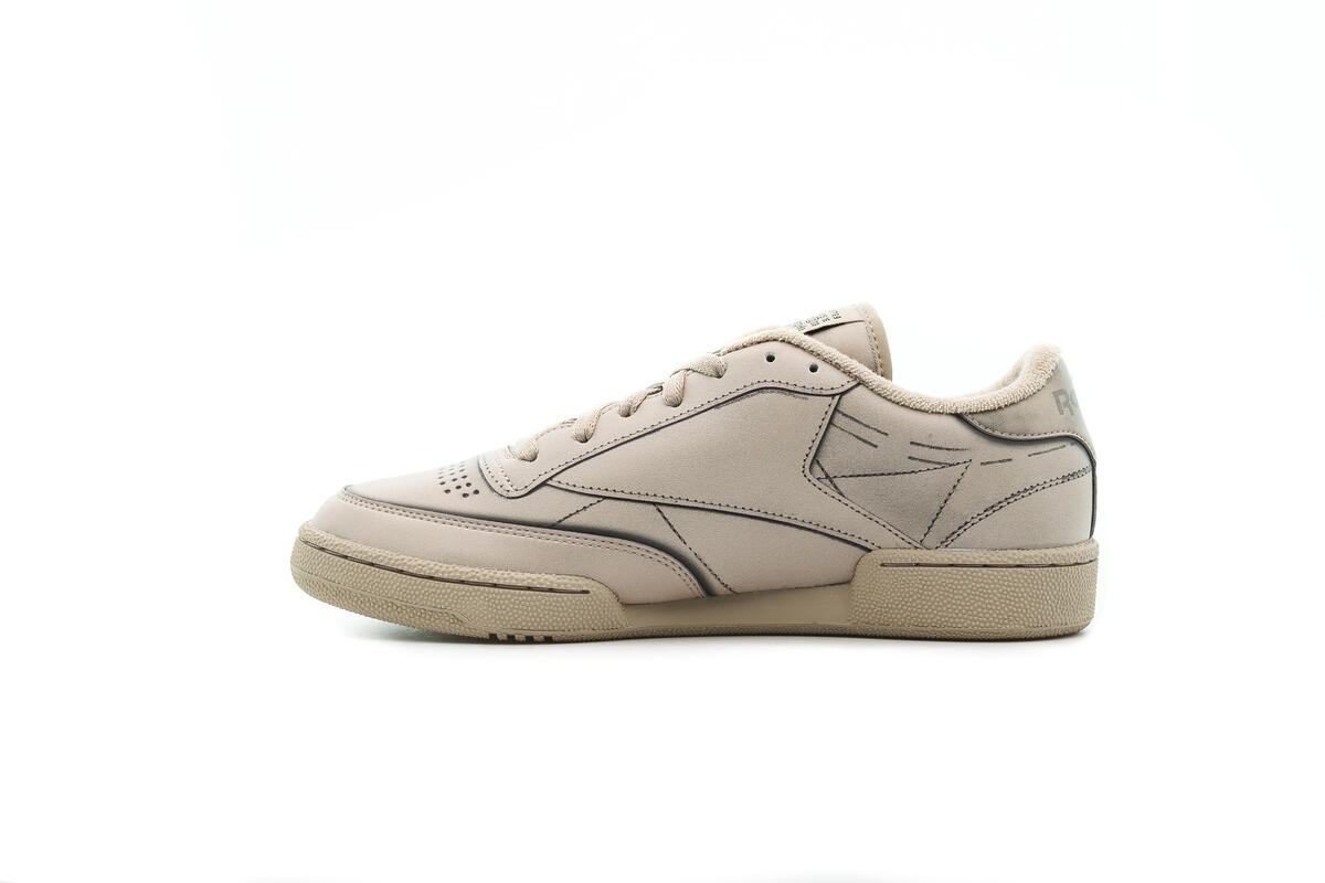 Maison Margiela Club C Trompe Mend Lifestyle Shoe - Tan/Tan - Image 8