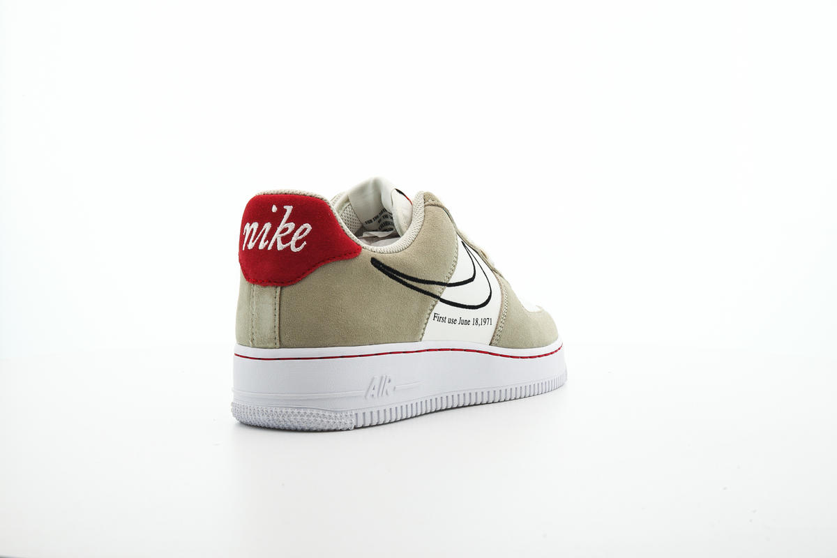 Nike Air Force 1 Low First Use Light Sail Red