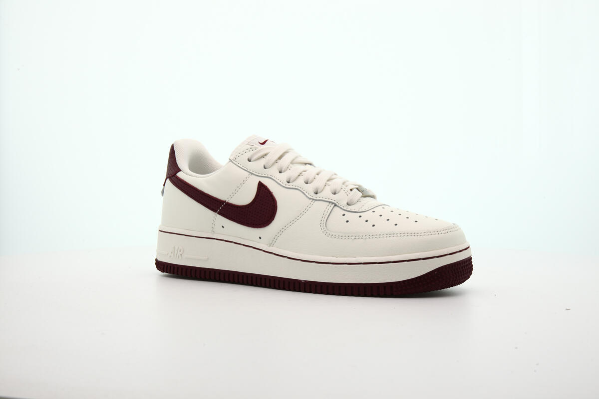 Nike Air Force 1 Low White Maroon Leather Men’s Size 8 DB4455-100 Nike Air Force 1  main image 3